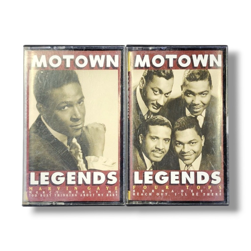 Motown Legends Marvin‎ Gaye & Four Tops Lot Of 2 Cassette Tapes